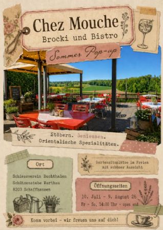 Chez Mouche Brocki & Bistro – Sommer Pop-up