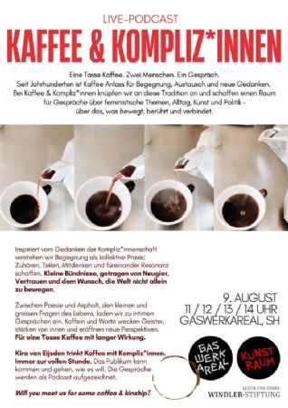 Live-Podcast – Kaffee & Kompliz:innen