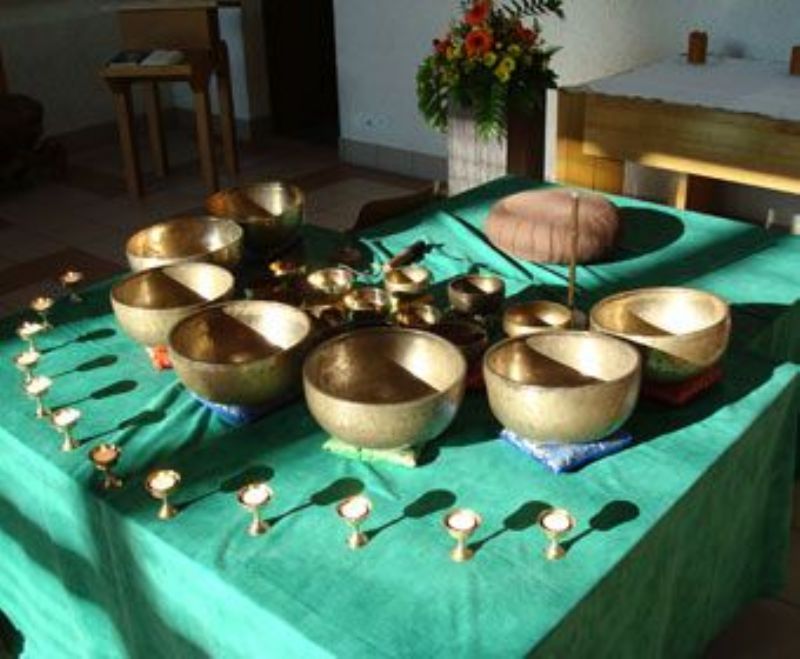 Klangmeditation mit Klangschalen 