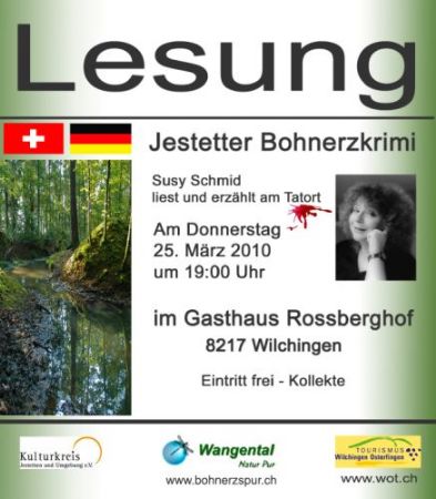 Lesung Jestetter Bohnerzkrimi