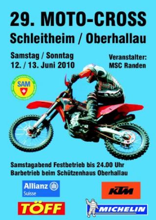 29. Moto-Cross Schleitheim-Oberhallau SH
