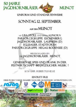 50 Jahre Jagdhornbläser Munot