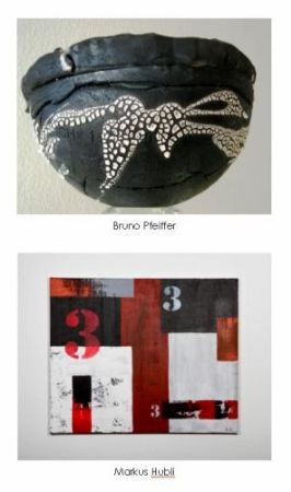 Bruno Pfeiffer / Markus Hubli  – «Raku-Keramik und Acryl-Gemälde»