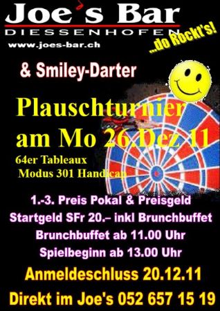 Plausch-Dartturnier 