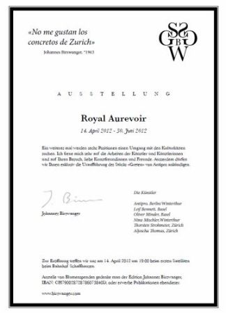 Royal Aurevoir