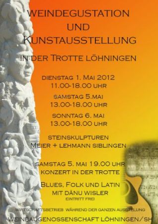 Kunstausstellung und Weindegustation
