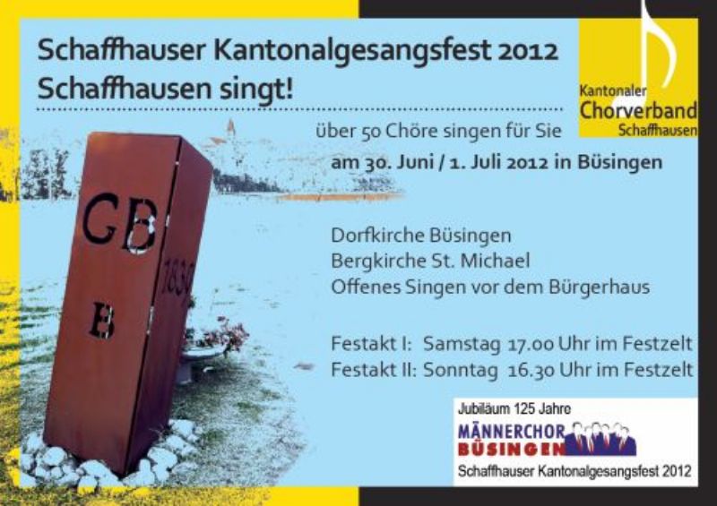 Schaffhauser Kantonalgesangsfest 2012