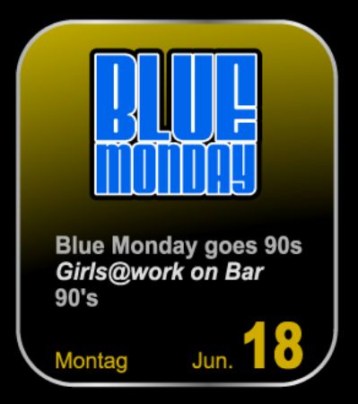 Blue Monday goes 90's