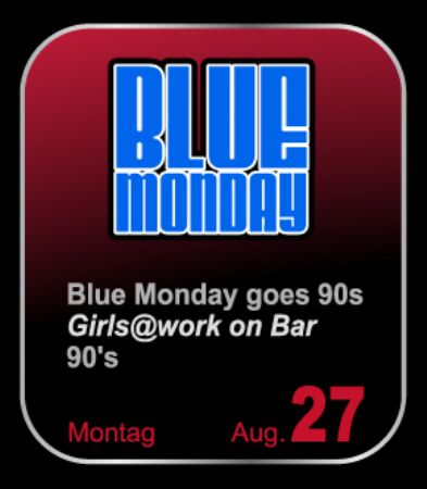 Blue Monday goes 90's