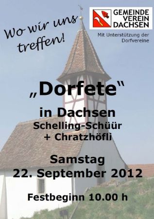 Dorfete 2012