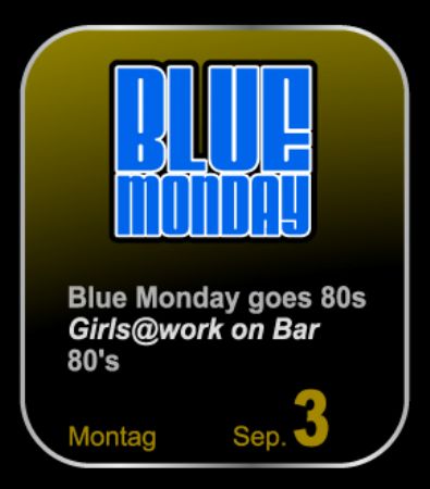 Blue Monday goes 80's