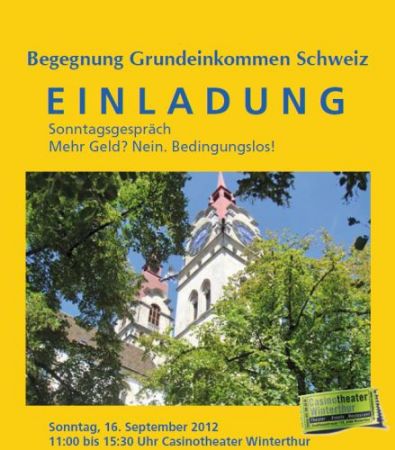 Mehr Geld? Nein. Bedingungslos!