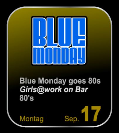 Blue Monday goes 80's