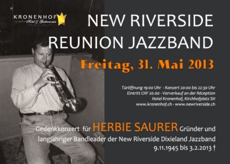 New Riverside Reunion Jazzband - AUSVERKAUFT!