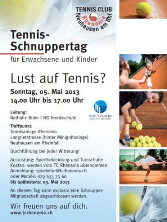 Tennis-Schnuppertag 