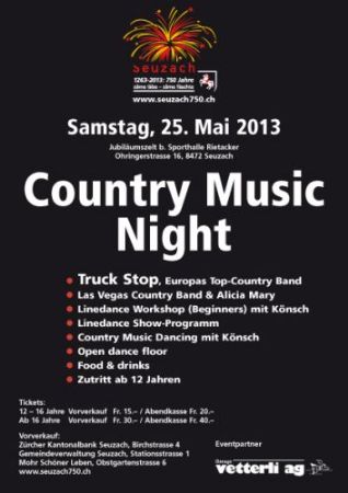 COUNTRY MUSIC & LINEDANCE NIGHT SEUZACH
