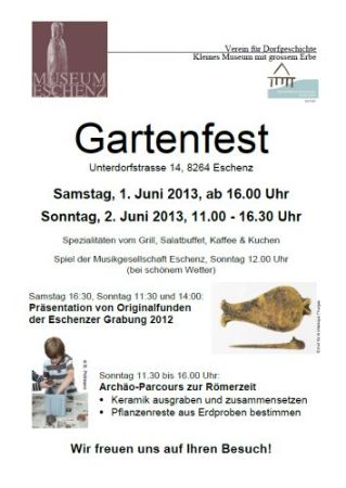 Gartenfest 2013 des Museums Eschenz