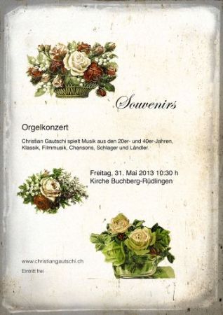 Orgelkonzert «Souvenirs»