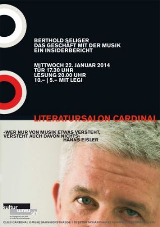 LiteraturSalonCardinal – Berthold Seliger