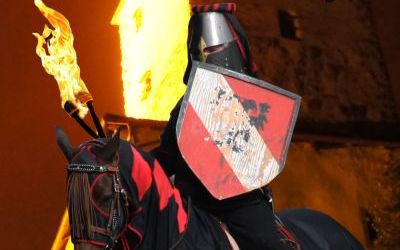 Mittelalterspektakel auf dem Schloss Hohenlupfen