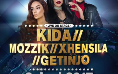 Kida // Mozzik // Xhensila // Getinjo live on stage