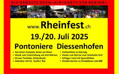 Rheinfest 2025 -  Grösste Open Air Party der Region