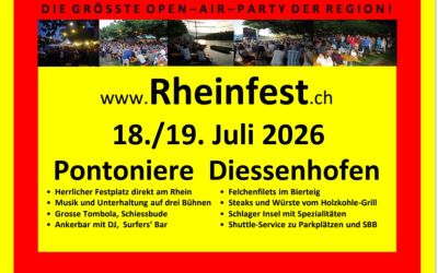 Rheinfest 2026 - Grösste Open Air Party der Region