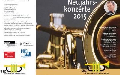 Schaffhauser Blasorchester Neujahrskonzerte 2015